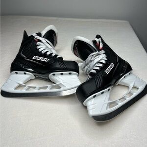 Bauer Black and White Ice Skates